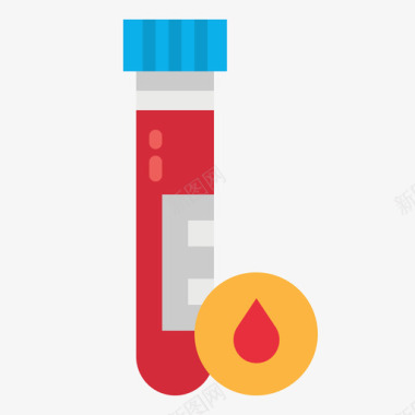 门票图标血样covid19预防1平坦图标