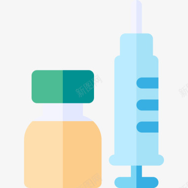 标识标接种药物63扁平图标