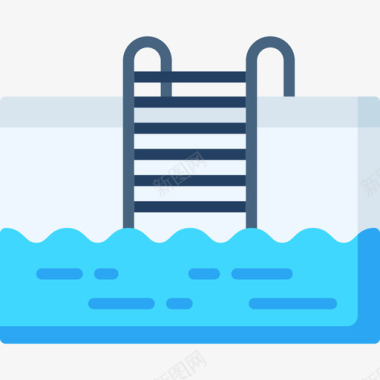 相册标志游泳池夏季152公寓图标
