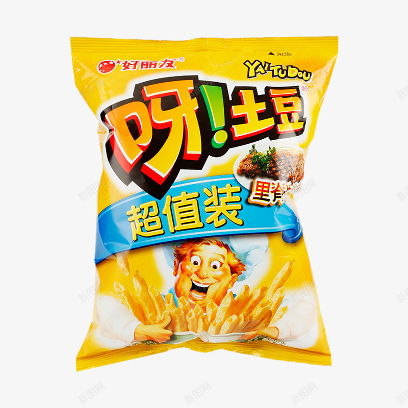 呀土豆薯片png免抠素材_88icon https://88icon.com 土豆 薯片