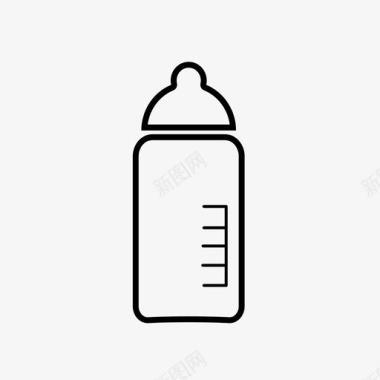 母婴标志奶瓶母婴图标