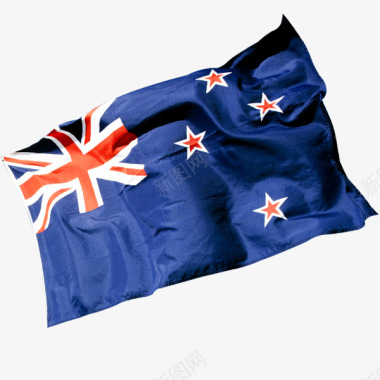 彩带国旗新西兰免扣彩带丝绸盒子纸箱画板图标