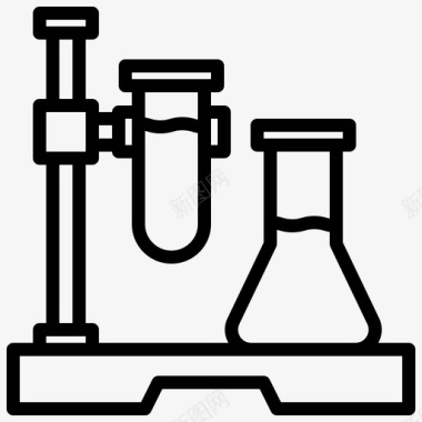 150实验室科学150线性图标