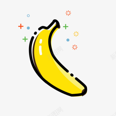 线性香蕉图标