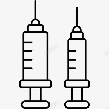 药品海报背景注射器实验室医疗图标