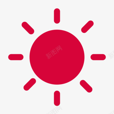 太阳元素太阳图标