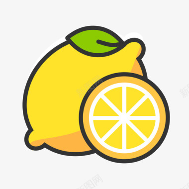 多色柠檬图标
