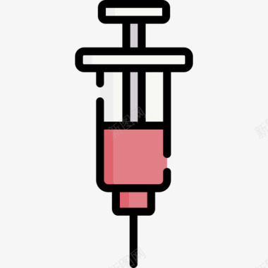 注射器图片注射器医院111线性颜色图标