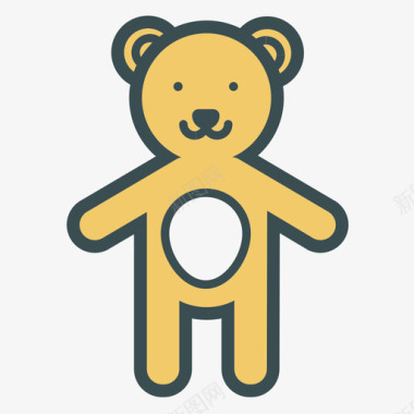 baby育儿婴儿baby玩具熊teddybe图标
