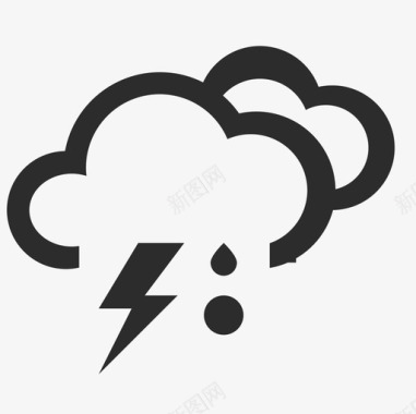 d5雷阵雨伴冰雹图标
