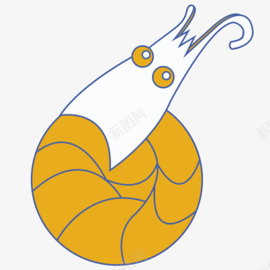 党徽标志素材虾皮图标