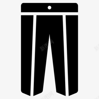 正装裤牛仔裤运动裤图标