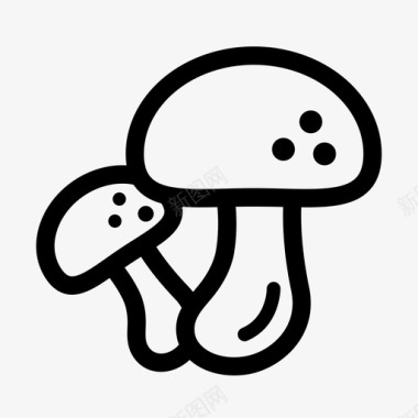 菌菇类图标