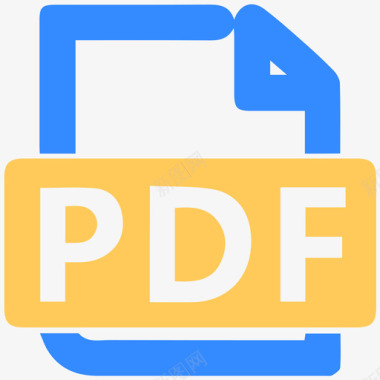 矢量文件PDF文件课件图标