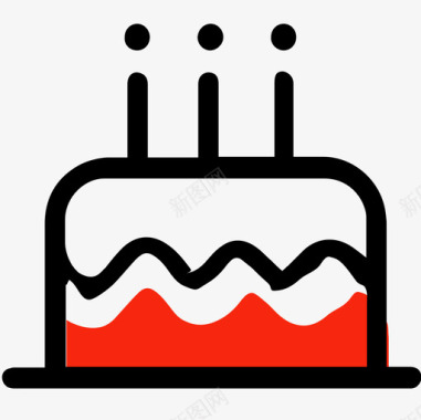一岁生日生日图标
