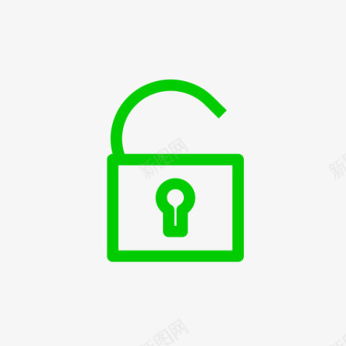 白色图标iconLOCKOPEN图标