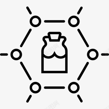 化学实验的工作人配方化学实验图标