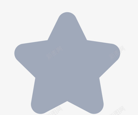 五角星星icon图标
