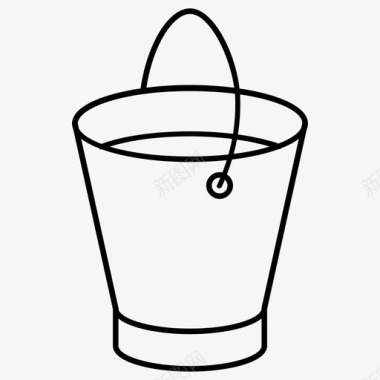 桶油漆桶水罐图标