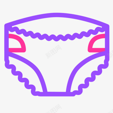 透明纸尿裤图标