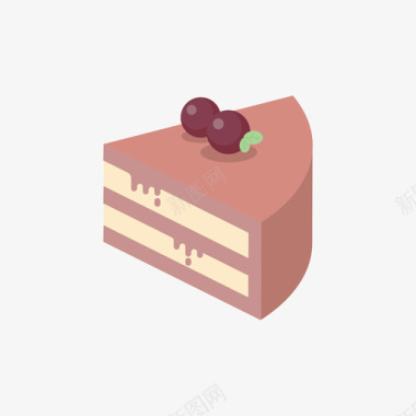 蓝莓蛋糕图标