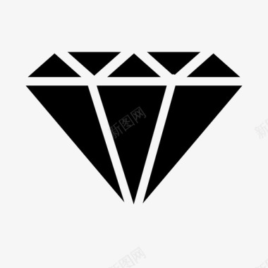 市场钻石高品质图标