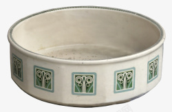 一个绿色的陶瓷碗素材