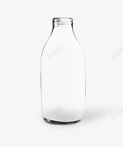 透明玻璃没有牛奶的牛奶瓶png免抠素材_88icon https://88icon.com 透明 玻璃 牛奶瓶 清晰
