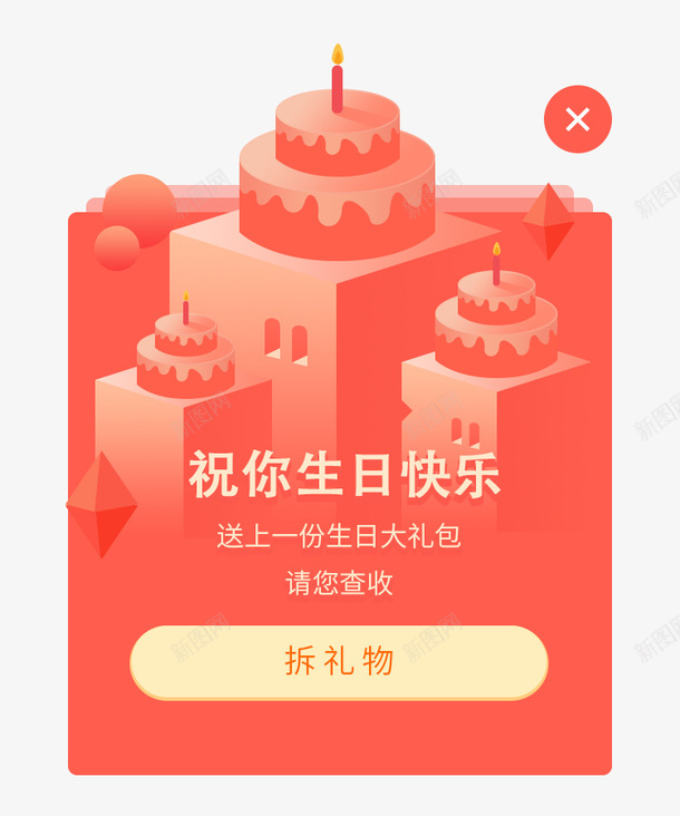 弹窗手绘卡通装饰元素psd_88icon https://88icon.com 弹窗 卡通蛋糕 装饰元素 创意元素 标签