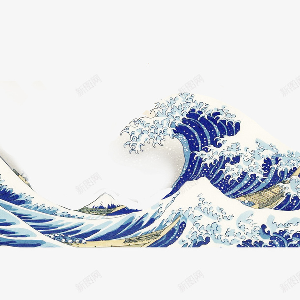 国潮浪花海浪png免抠素材_88icon https://88icon.com 中国风 和风海浪 国潮 浪 浪花 海浪