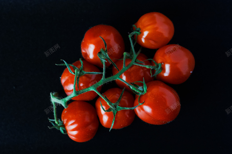 6个番茄仔jpg设计背景_88icon https://88icon.com 自然 水果 食物 美味