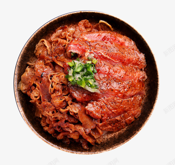 牛排丼饭日式料理png免抠素材_88icon https://88icon.com 日式丼饭 烧肉饭 烧肉 酱汁饭