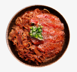 牛排丼饭日式料理素材