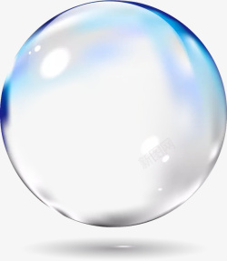水球泡泡透明元素高清图片