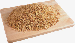 植物小麦粗粮主食案板素材