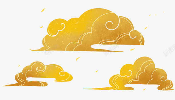 古代祥云黄色png免抠素材_88icon https://88icon.com 古代 祥云 黄色 农村