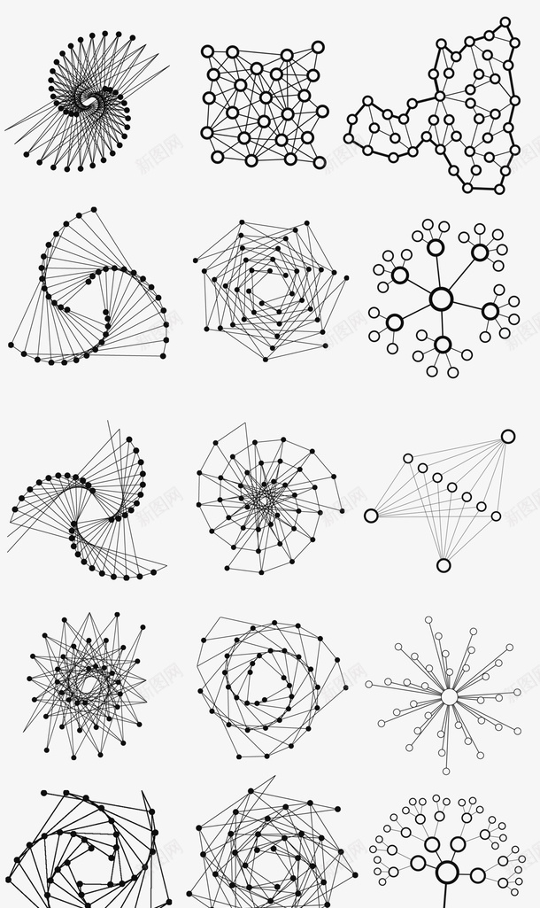 化学分子图标符号几何图案png免抠素材_88icon https://88icon.com 化学分子 几何符号 分子符号 图标