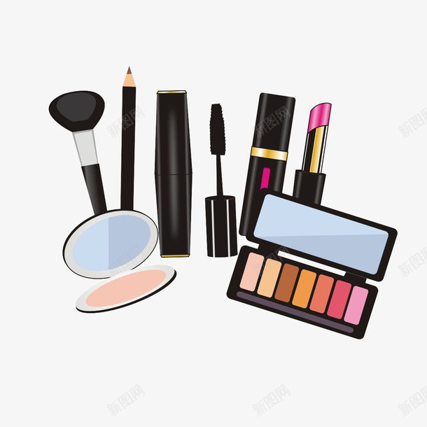 化妆品卡通素材png免抠素材_88icon https://88icon.com 化妆品 卡通 元素 化妆