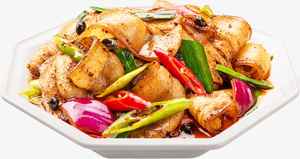 一盘美味的回锅肉png免抠素材_88icon https://88icon.com 美食 回锅肉 肉类 炒菜 中餐