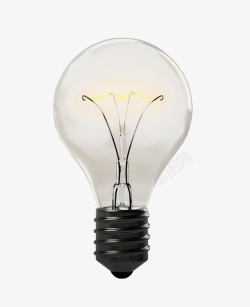 灯泡透明光生活素材