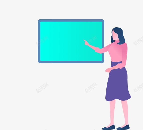 教师黑板矢量png免抠素材_88icon https://88icon.com 教师 老师 讲课 矢量 黑板