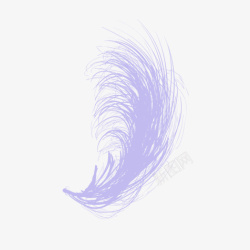 淡紫色背景淡紫色的漂浮羽毛高清图片
