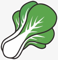 卡通小青菜健康蔬菜素材