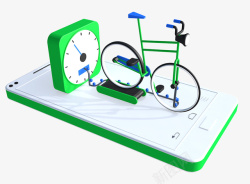 三维手机自行车模型C4D素材