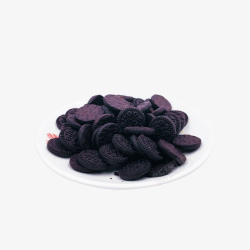 小黑饼干夹心迷你小黑饼高清图片