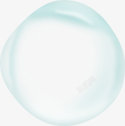绿色生物泡泡半透明绿色的气泡高清图片