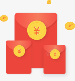 卡卷封套设计红包金融消费卡卷金币一堆红包高清图片