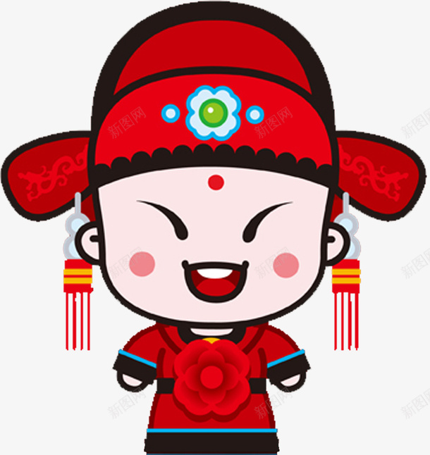 卡通人物娃娃婚庆png免抠素材_88icon https://88icon.com 卡通 娃娃 Q萌 人物