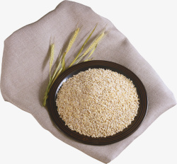 植物小麦粗粮主食桌布素材