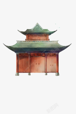中国风国潮古建筑元素素材